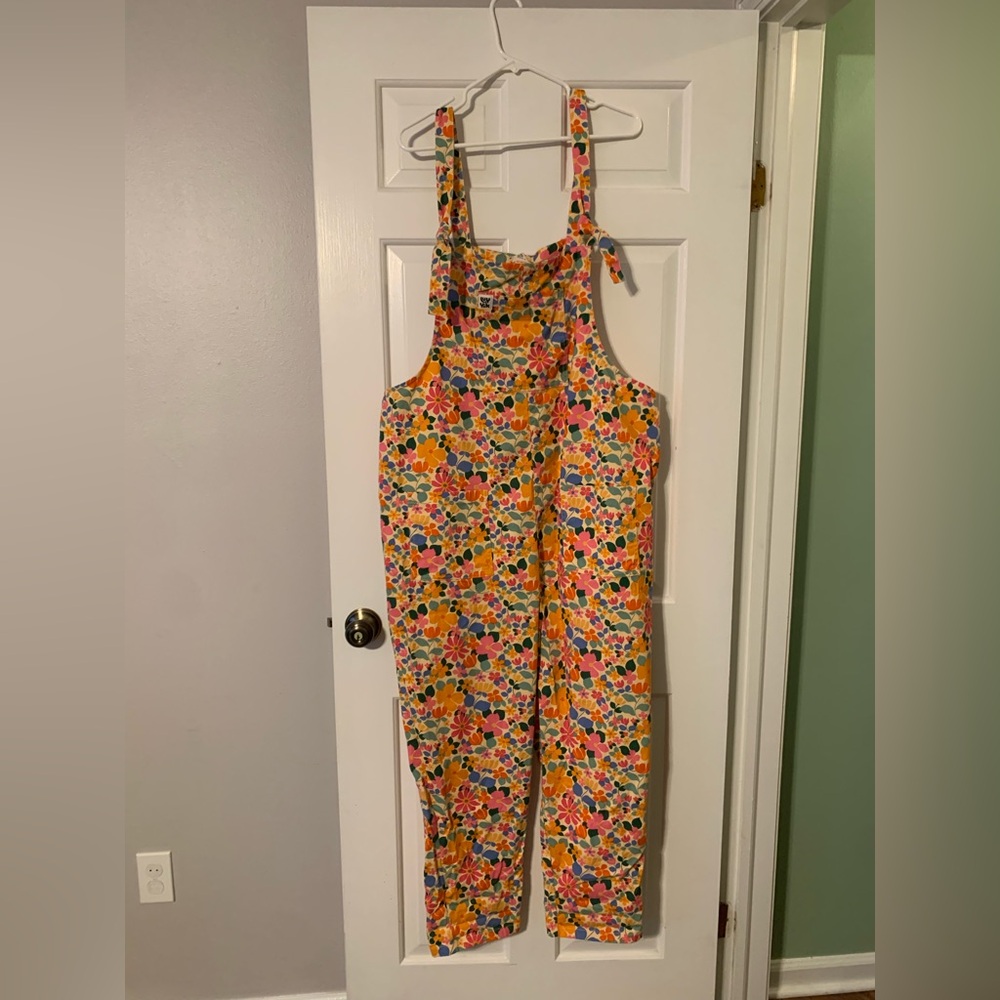 NWOT Lucy and Yak cotton blend overalls size 16R us sizing
